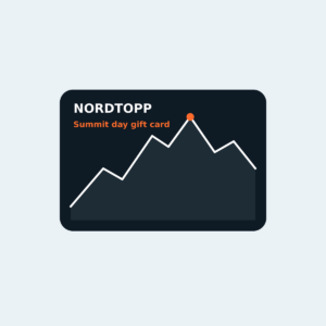 Nordtopp summit day gift card